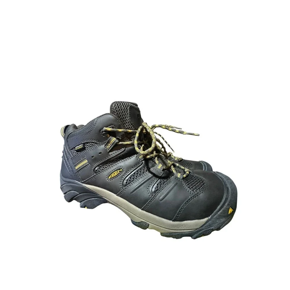 Keen Utility Lansing Mid Steel Toe Keen Dry Oil/Slip Resistant Reflect Boots 13D